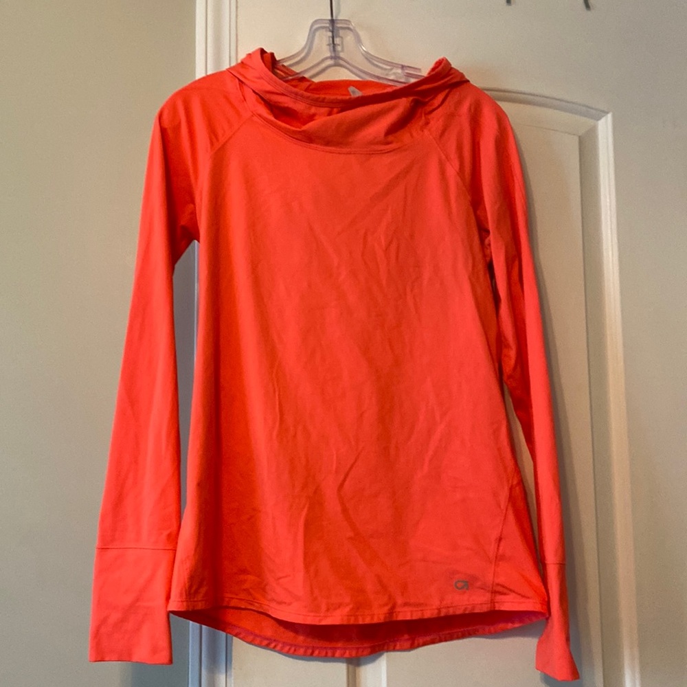 Neon pink GAP Fit athletic pull over